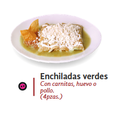 Enchiladas verdes